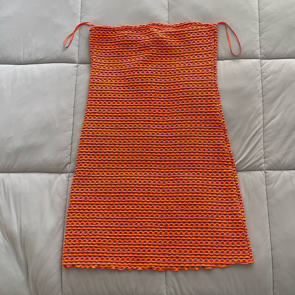 Urban Outfitters Strapless multi colored Dress size Medium